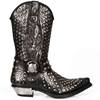 New Rock - 7928 ITALI NEGRO Y BOX PLANE Des bottes de cowboy - Noir/Couleur argent Product image